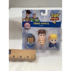 Disney Toy Story 4 Finger Puppets 3 Pack Woody Bo Peep Giggle McDimples Thinkway