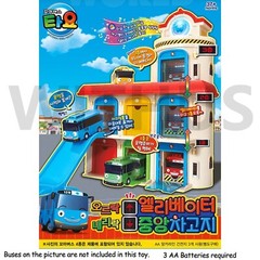 Tayo Little Bus Up & Down Elevator Main Garage Play Set (Not Included Car)