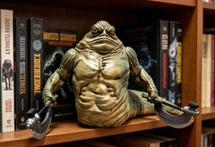 Rotta The Hutt Gladiator Custom Figurine Star Wars Inspired Hand Painted AU