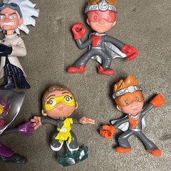 Lot Of 5 Ninja Kidz Mini Figures Characters