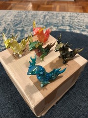 Rinkaku – by CORE Kashi -Full Set of 5 Movable Art Toys SO-TA