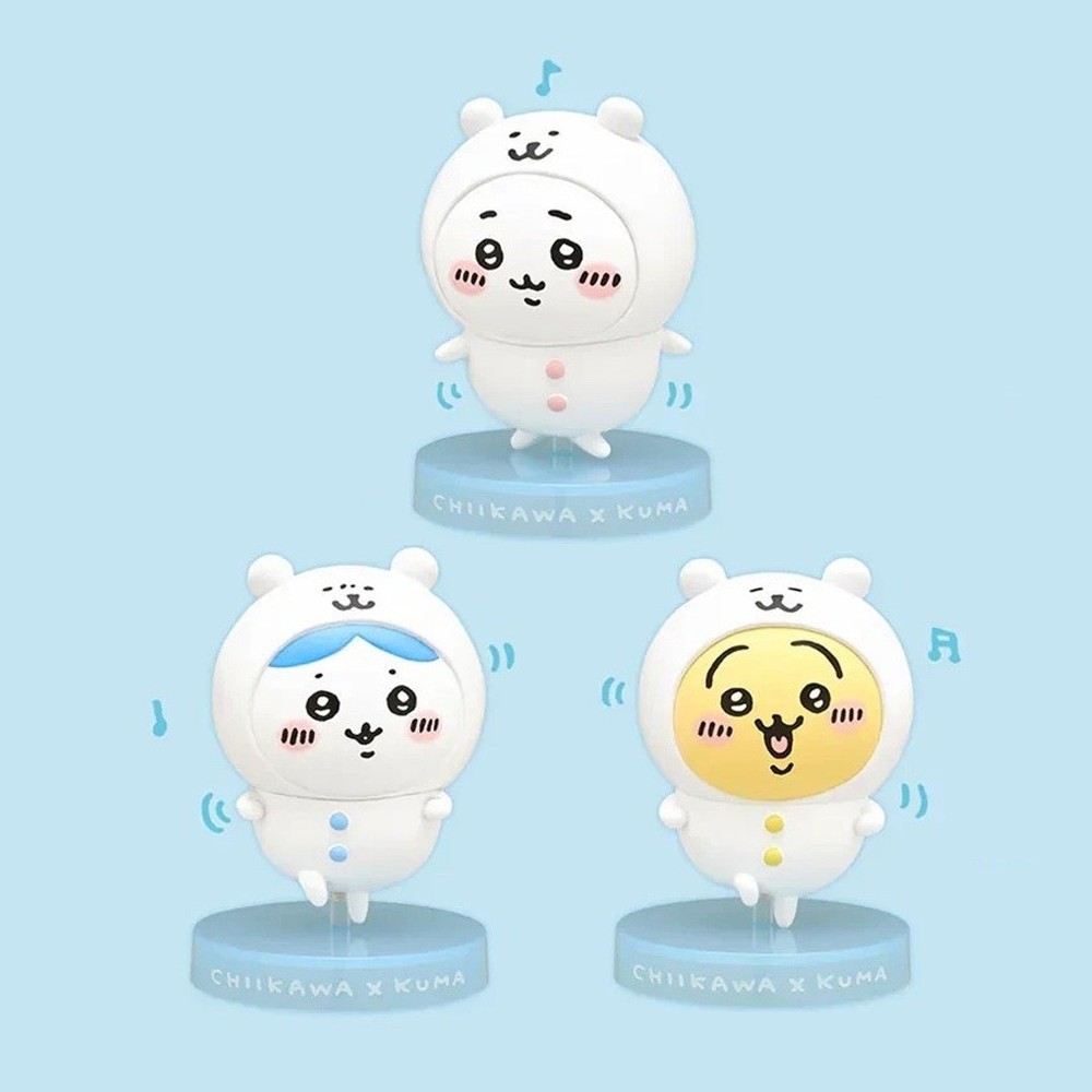 *RARE* Nagano Market Nagano Bear x Chiikawa Figure (Chiikawa Characters 3-Set)