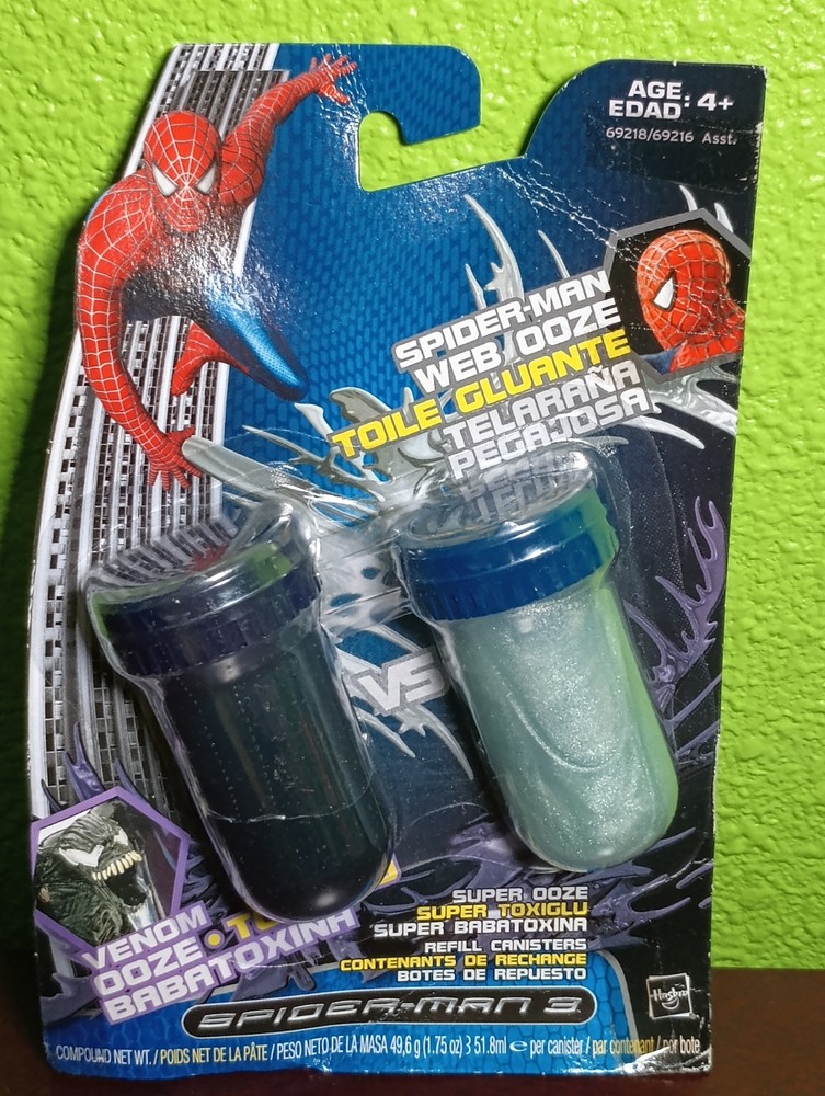 Spider-Man 3 Spider-Man Web Ooze And Venom Ooze Refill Canisters