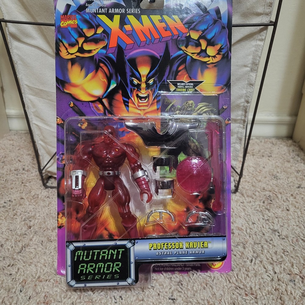 NEW 1996 Marvel X-Men Professor Xavier Mutant Armor Series Action Figure Toy Biz