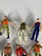 Lot of 11 4″ Chap Mei Poseable Action Figures Toys for Young Boys/Men Military