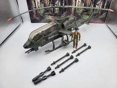 Vintage GI Joe 1983 Dragonfly 100% Complete W/ Wild Bill Figure Lot