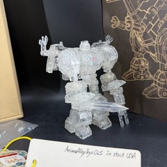 RARE Transformers Grimlock G1 Transparent ver. Unassembled Kit*2 No Box USAship