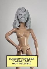 Mental Lady Custom Action Figure Head 1:9 or 1:6 Mego