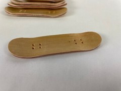 FINGERBOARD WOODEN TECH DECK SKATEBOARD NATURAL WOOD GRAIN LOT OF 10