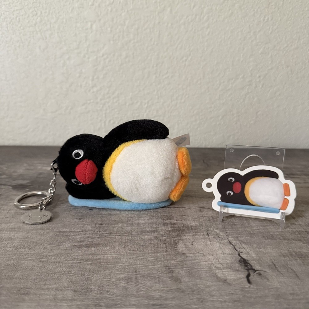 PINGU MINI MEME SERIES CONFIRMED PLUSH – LYING DOWN PENGUIN (#01 MINI-MEME)
