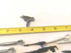 Lot Of 13 Mixed GI Joe Weapons Vintage Pre-owned Plastic Assortment