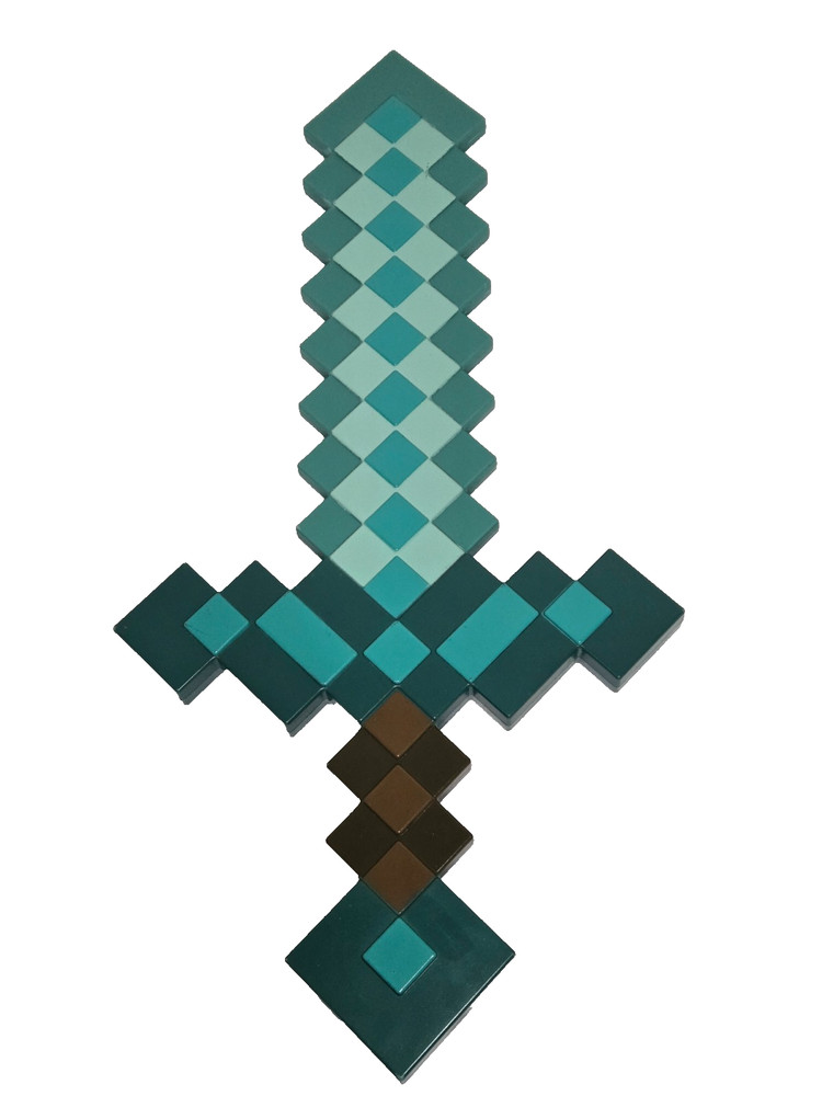 Disguise Mojang Minecraft Diamond Toy Sword Hard Plastic Cosplay 2020