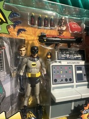 sealed 2014 MATTEL TO THE BATCAVE BATMAN FIGURE SET ** 1966 TV ADAM WEST ** 🔥