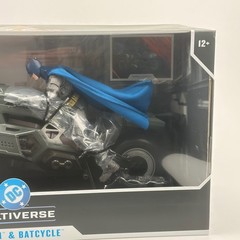 McFarlane DC Multiverse Batman and Batcycle The Flash Movie 7 Inch Figure Set