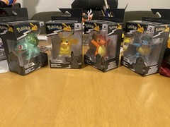 Pokémon – Iridescent Shine – Jazwares Series 1 Figures / Lot Of 4 Starter Set