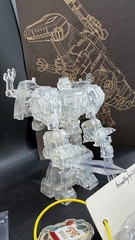 RARE Transformers Grimlock G1 Transparent ver. Unassembled Kit*2 No Box USAship
