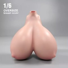 1:6 Female Bust Cover Suntan Super Large Breast Model For 12” TBL Figure Doll