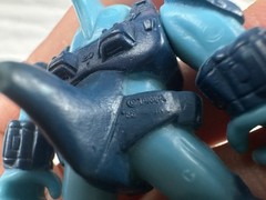 Sawtooth Shark #20 Battle Beasts 1986 Vintage Figure Hasbro Takara Faded Rub