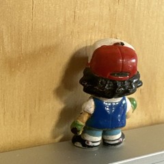 Vintage Tomy Pokemon Chibi Poke House Mini Figure 1” Human Trainer Ash Ketchum