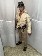 Indiana Jones Temple Of Doom Harrison Ford Figure 1/6 Scale 12” Custom