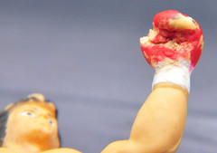 1985 Rocky Balboa American Flag Movie Action Figure Eraser Rare Winston Toys