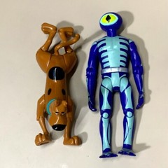 4PCS 5” Scooby Doo Monster Black Knight Skeleton Phantom Racer Villains Figures