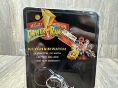 Vintage 1994 Mighty Morphin Power Rangers Keychain Watch Factory Sealed Megazord