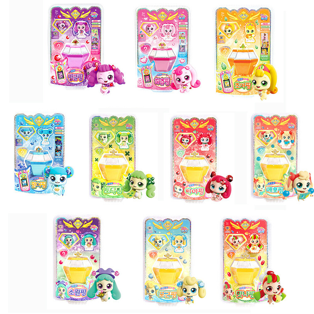 Sparkling Catch Teenieping Season 2 Official Toy Jewel Teenieping Figure Korean