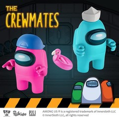 Among Us Cyan and Pink Crewmate Set PMI International