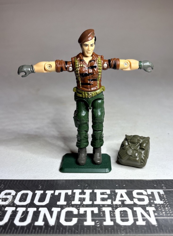 VTG GI Joe Tiger Force Flint 1988 ORIGINAL BACKPACK Good Paint & Tight Joints
