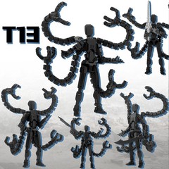 T13 Nova 7.2-Inch Multi-Jointed Action Figure – Perfect for Desktop & Art Use