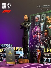 Lewis Hamilton 7x Champion Mercedes F1 1/6 Figure & Car Model – In Stock