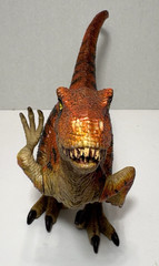 Dinosaur Action Figures Dilophosaurus(8 in) & Velociraptor(7 in) Toys-Lot of 2