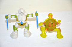 LOT 3 TMNT Ninja Turtles Viacom Action Collectables McDonald 2016 3″ Happy Meal