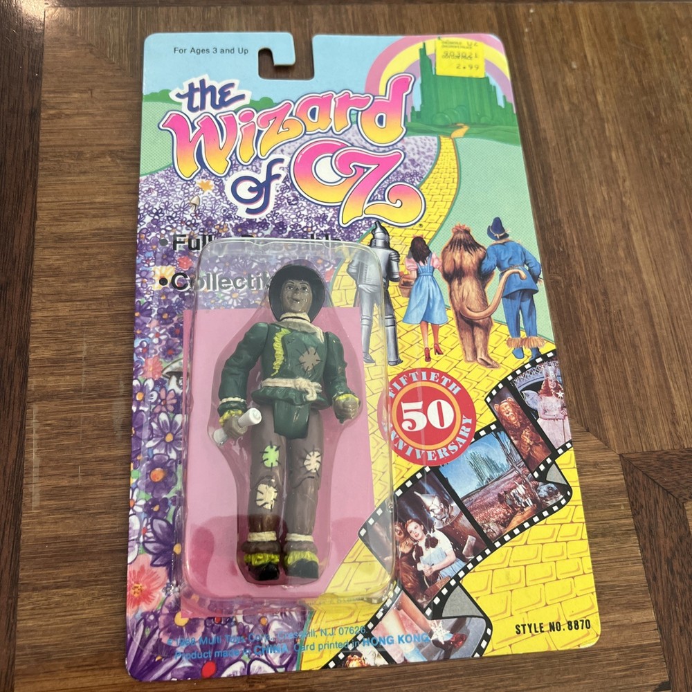 Scarecrow 1988 50th Anniversary The Wizard Of Oz Vintage Action Figure NIB