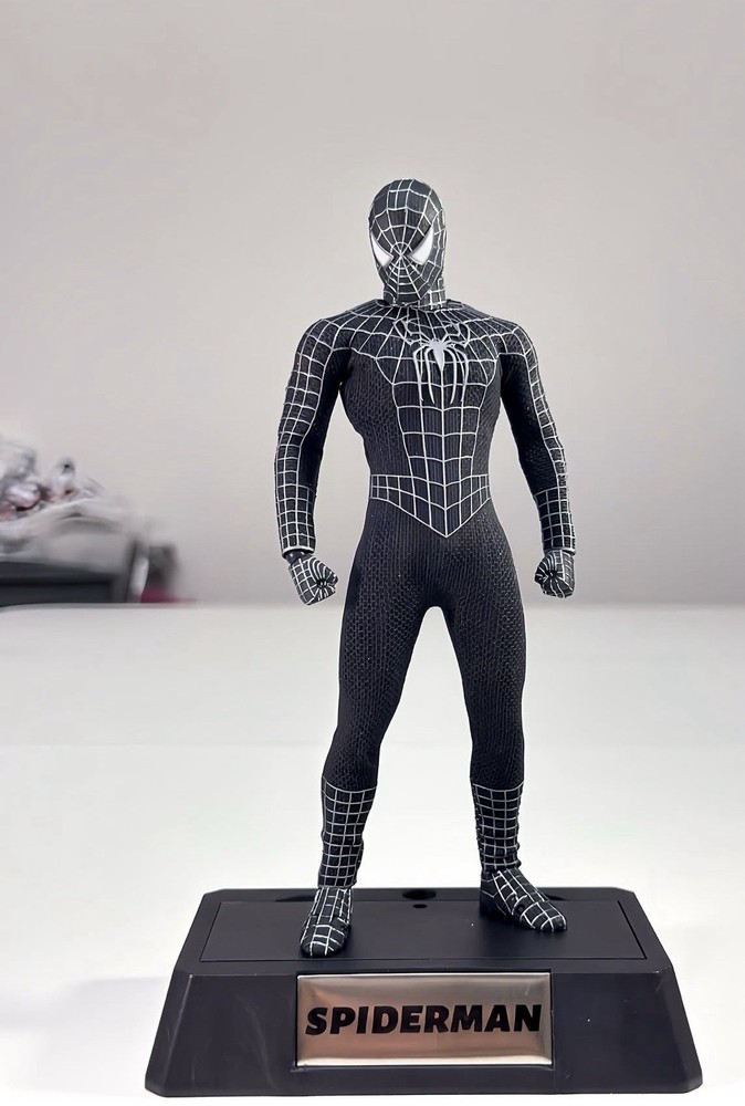 WELIKE TOYS Marvel 1/12 WLT04 Web Slinger Symbiote Spiderman Black Ver. New!