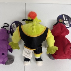 Space Jam 30th Anniversary Set Of 3 6-8 Inch Plush Bag Clips NEW