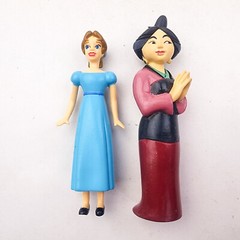 Disney princess Prince Figures Lot Of 8 Pvc Plastic Cake Toppers Wendy Mulan