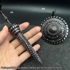 Painted 1/12 Sword Shield Weapon Model For DIY 6″ Action Figure Notaman Romankey