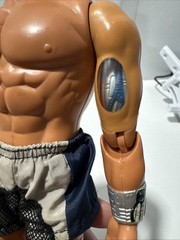 1998 MATTEL MAX STEEL ACTION FIGURE DOLL See Through Bicep Working Flex Action