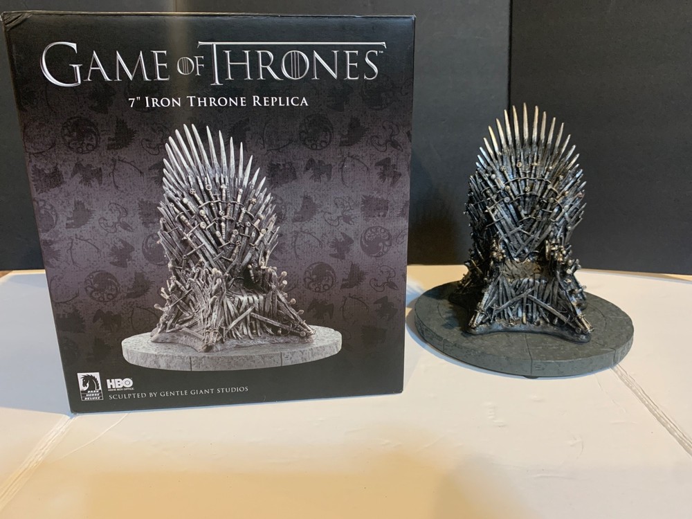 Iron Throne Replica: Game of Thrones Gentle Giant Studios New In Box