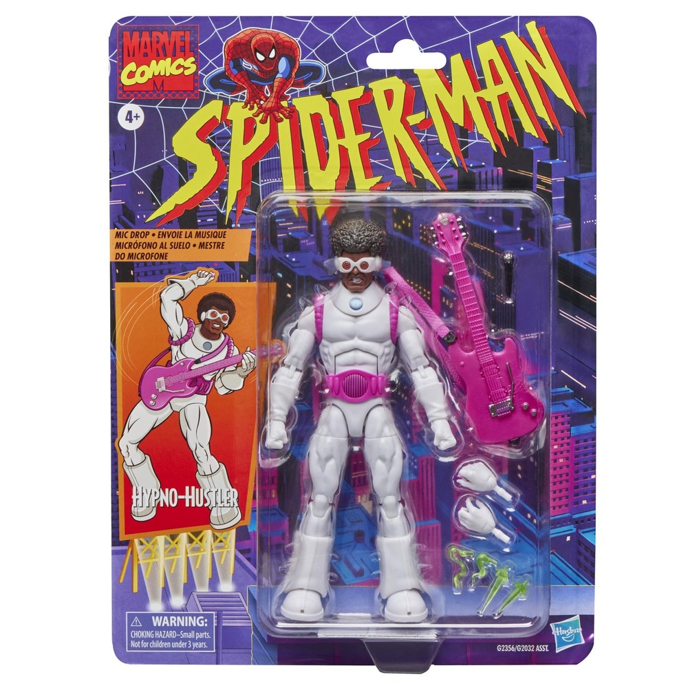 Marvel Legends Series Hypno-Hustler, Retro Cardback 6 Inches, Purple