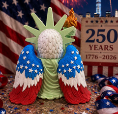 American Eagle Statue of Liberty Figurine America 250th Anniversary