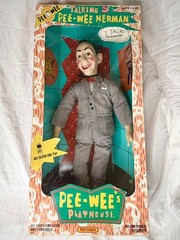 Vintage Talking Pee Wee Herman Doll 1987 Matchbox Pullstring – Mint Condition