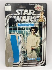 Vtg 1977 Kenner Star Wars Princess Leia 12C Cardback POP Cut Out