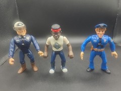 Police Academy Action Figure Lot Of 3 Mahoney, Jones & Tackleberry