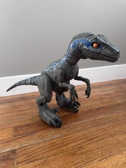 Jurassic World Alpha Training Blue Velociraptor No Remote No Charger Not Tested
