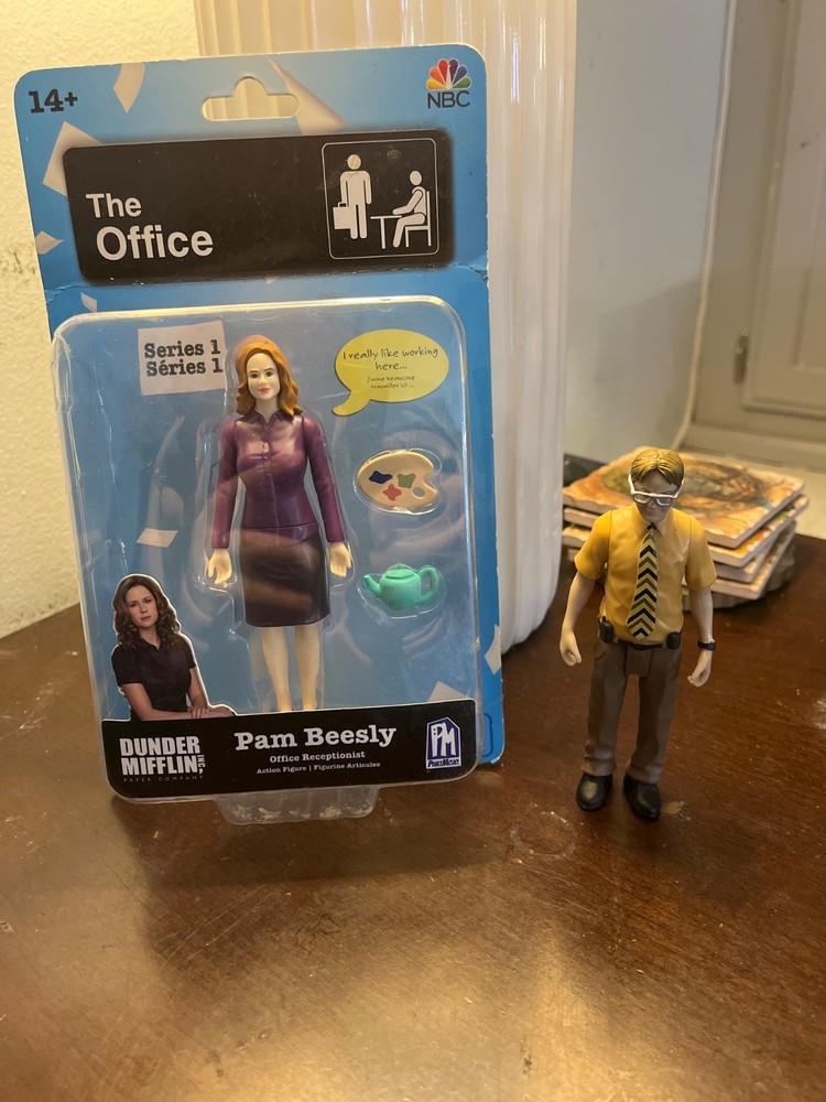 The Office Series 1 Dwight K. Schrute and Pam Beesly Action Figure
