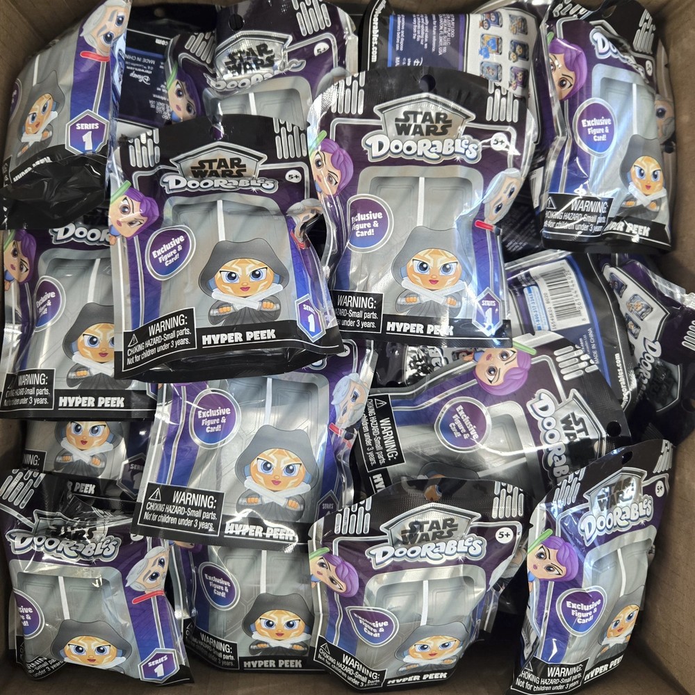 Star Wars Doorables Hyper Peek Series 1 : Lot of 120 NEW Sealed Blind Bags