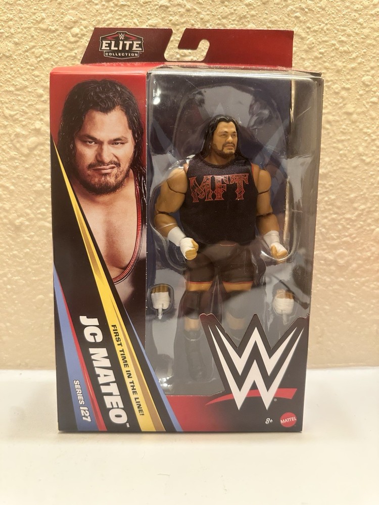 Mattel WWE Elite Collection Series 127 JC Mateo Action Figure Boxed Extra Hands
